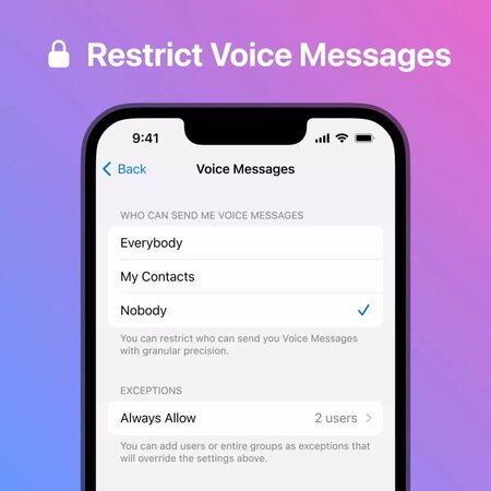 В новом обновлении Telegram появилась функция блокировки голосовых и видеосообщений.jpg.jpg